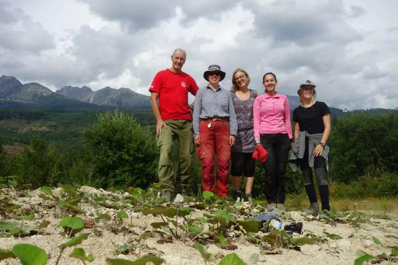Group photo in the Tatra mountains.